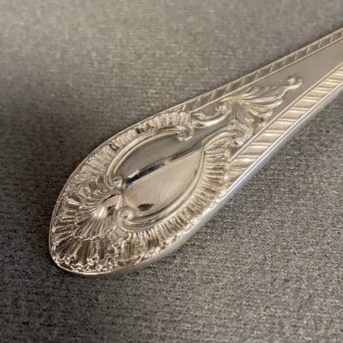 Silver Plated Pair of  Serving Spoons image-4