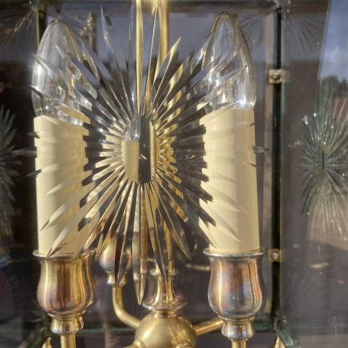 Very Large Brass & Cut Glass Hall Lantern image-5