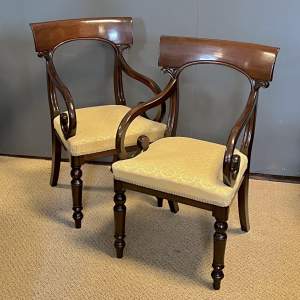Pair of Regency Mahogany Chairs