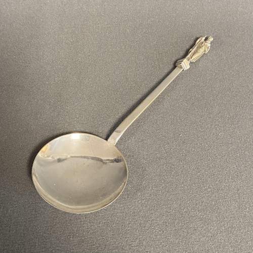 19th Century Silver Apostle Large Spoon image-2