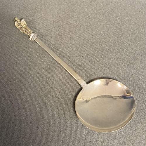 19th Century Silver Apostle Large Spoon image-1
