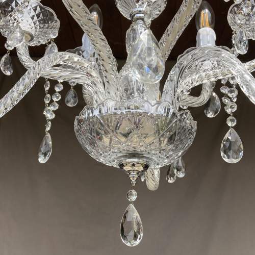 Two-Tier 9-Branch Glass Chandelier image-2