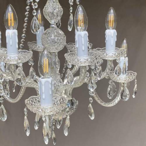 Two-Tier 9-Branch Glass Chandelier image-6