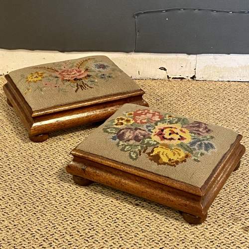 Pair of Victorian Footstools image-1