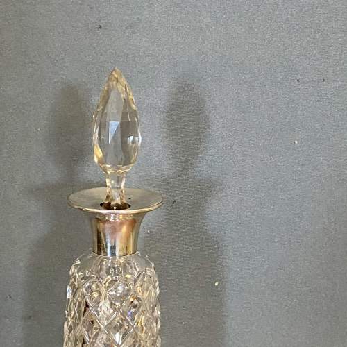 Silver Collared Crystal Decanter image-2