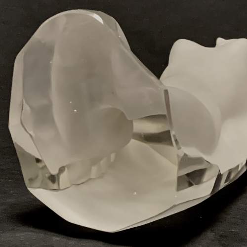 Art Deco Frosted Glass Sculpture by Ena Rottenberg image-5