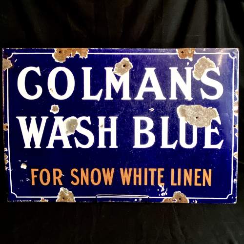 Early 20th Century Colman’s Enamel Sign image-1