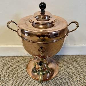 Victorian Copper Tea Urn or Samovar