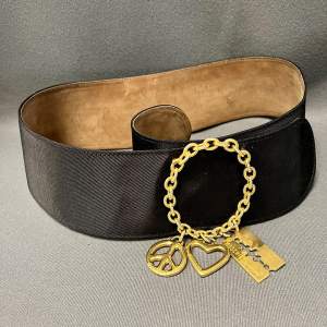 Vintage Moschino Leather Belt