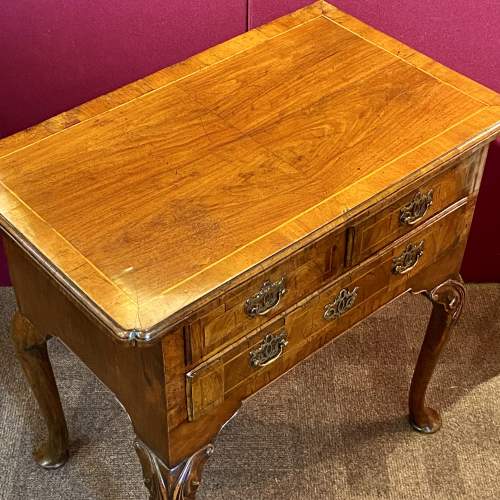 George I Walnut Lowboy of Small Proportions image-3