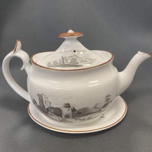 Early 19th Century Spode Tea Pot & Stand