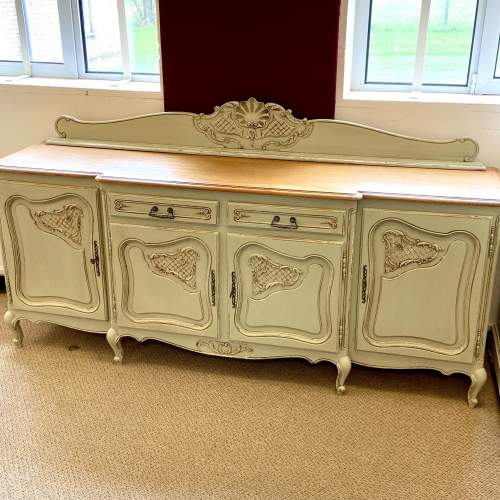 Vintage French Painted Four Door Sideboard image-1