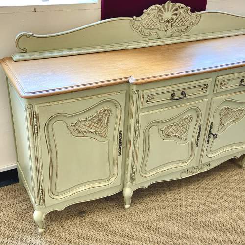 Vintage French Painted Four Door Sideboard image-2