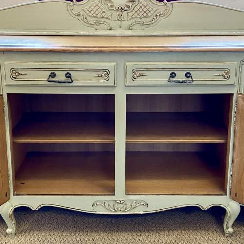 Vintage French Painted Four Door Sideboard image-4