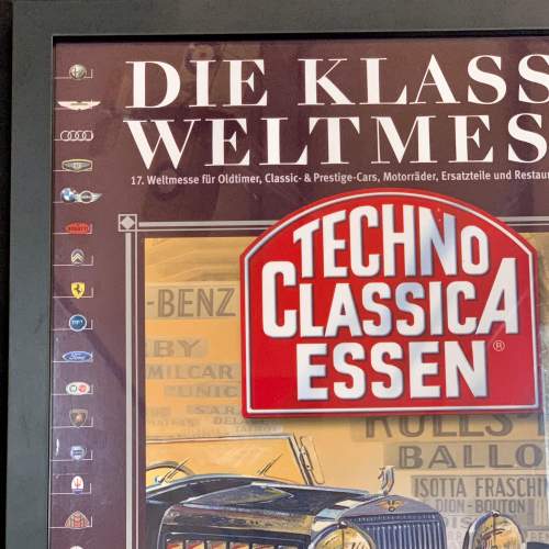 Framed Motoring Poster Die Klassik Weltmesse image-2