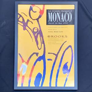 Framed Les Grandes Marques a Monaco Poster