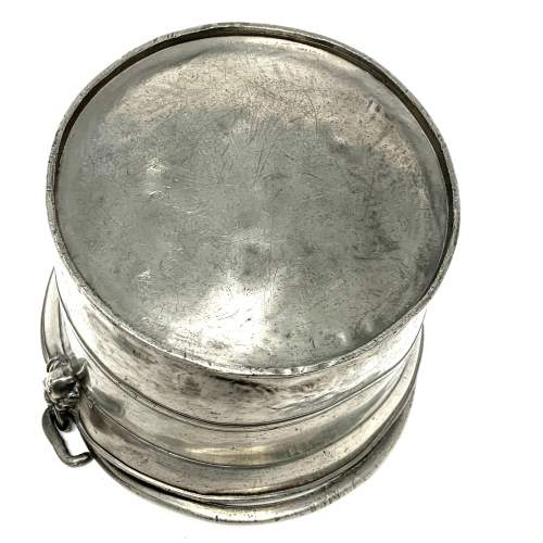 19th Century French Pewter Lidded Pail image-4