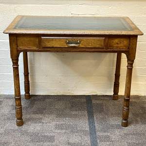 19th Century Oak Writing Table by Gillows