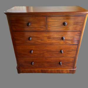 A Victorian Mahogany Chest of Drawers