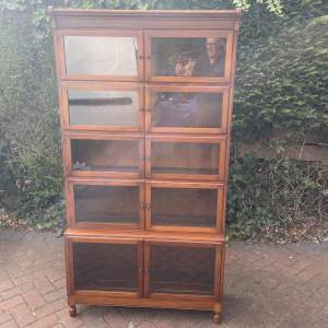 1940s Five Tier Sectional Stacking Book Case