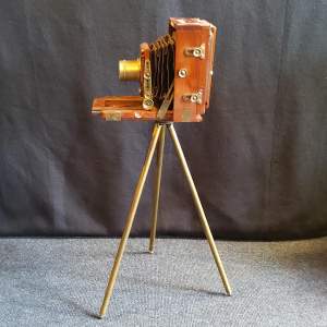 J Lancaster & Son Birmingham Wooden Portable Camera