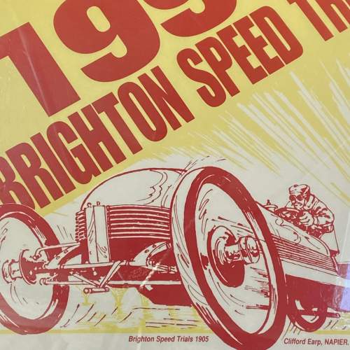 Framed 1999 Brighton Speed Trials Automobila Poster image-2