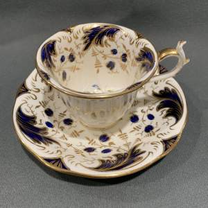19th Century Rockingham Cup and Saucer