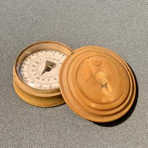 19th Century Boxwood Compass