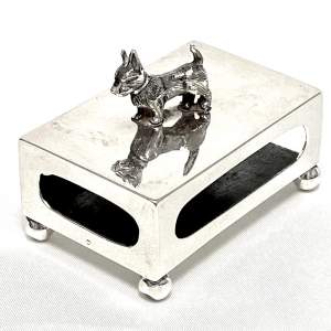Early 20th Century Silver Matchbox Holder