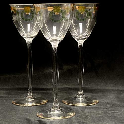 19th Century Theresienthal Wine Glass image-4