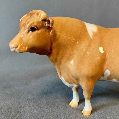 Beswick Champion Guernsey Bull Ceramic Figure image-2