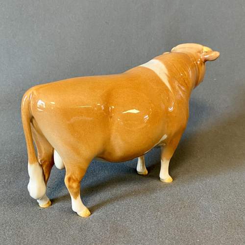 Beswick Champion Guernsey Bull Ceramic Figure image-3