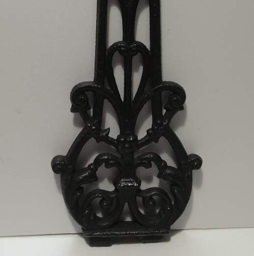 Late 19th - Early 20th Century French Cast Iron Crucifix image-2
