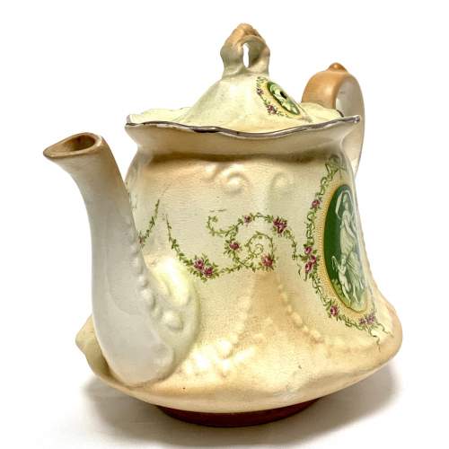 Edwardian Pottery Teapot image-2