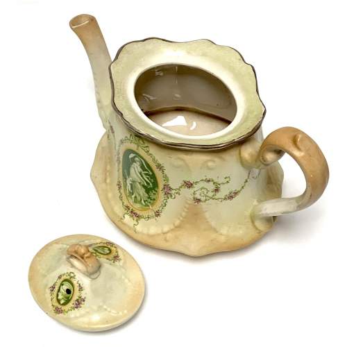 Edwardian Pottery Teapot image-3