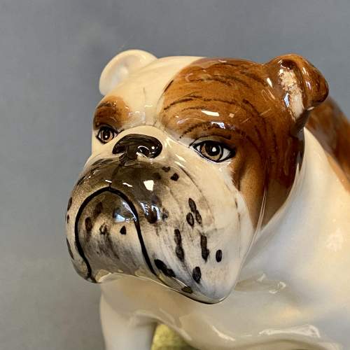Beswick Bulldog on Plinth image-3
