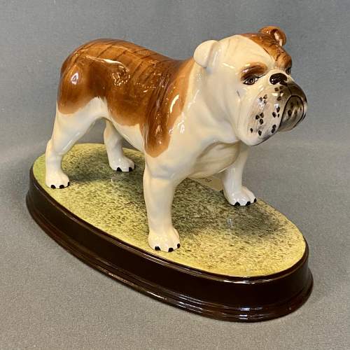 Beswick Bulldog on Plinth image-4