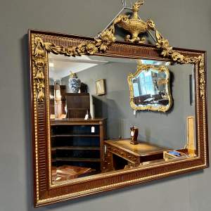 A Fine Quality Large Scale Late 19th Century Giltwood Wall Mirror