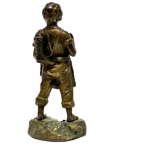 19th Century Bronze of a Young Cobbler image-2