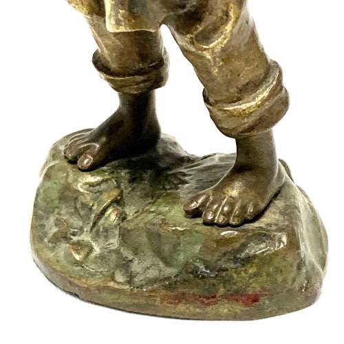 19th Century Bronze of a Young Cobbler image-5