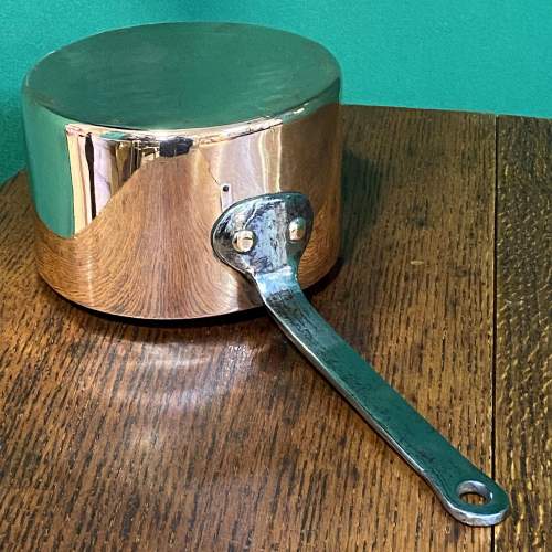 Vintage Small Copper Saucepan image-5