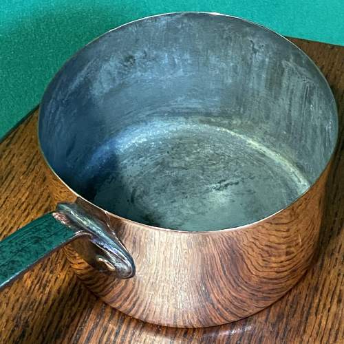 Vintage Small Copper Saucepan image-4