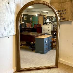 Large Gilt Framed Over Mantle Mirror