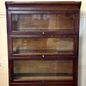 1920s Oak Sectional Stacking Bookcase