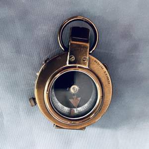 WW1 S. Mordan & Co Prismatic Compass dated  1918 Verners Pattern