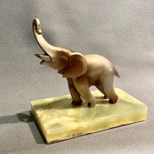 Art Deco Elephant Figure