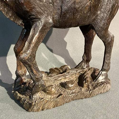 Carved Hardwood Kudu Figure image-6