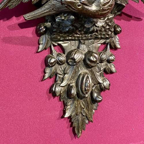 19th Century Black Forest Carved Eagle Wall Bracket image-6