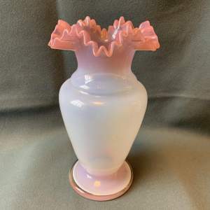 Vaseline Glass Vase