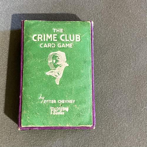 Rare 2nd Edition Crime Club Card Game image-3